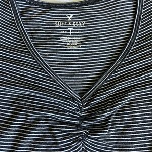 Short Sleeve Ruffle Bottom Too